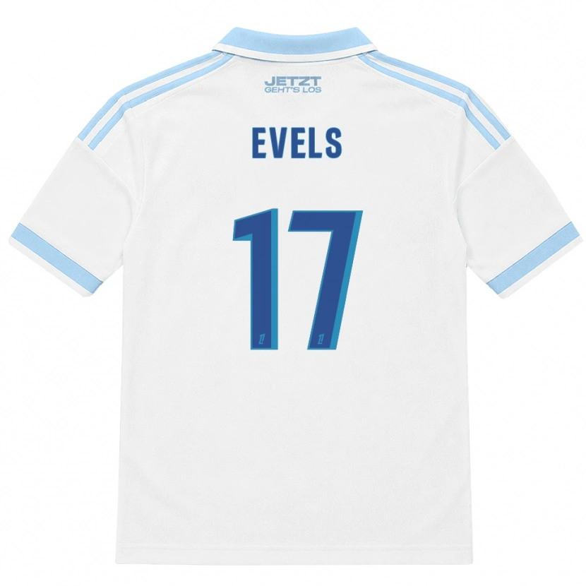 Danxen Men Emily Evels #17 Light Sky Blue White Red Away Jersey 2026/27 T-Shirt