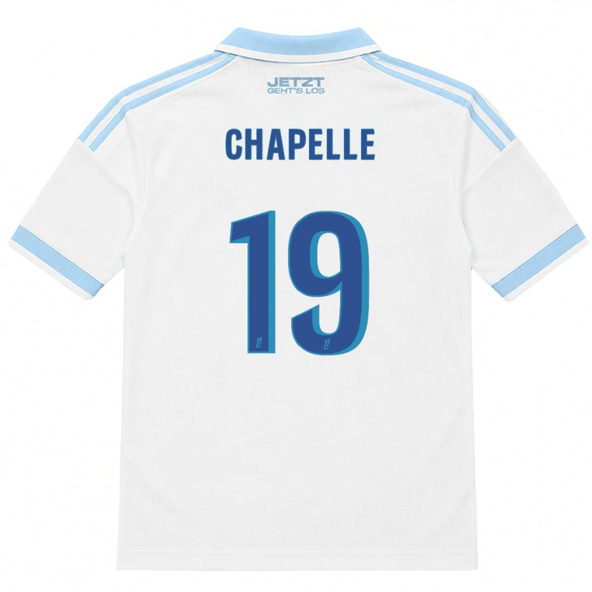 Danxen Men Kenza Chapelle #19 Light Sky Blue White Red Away Jersey 2026/27 T-Shirt