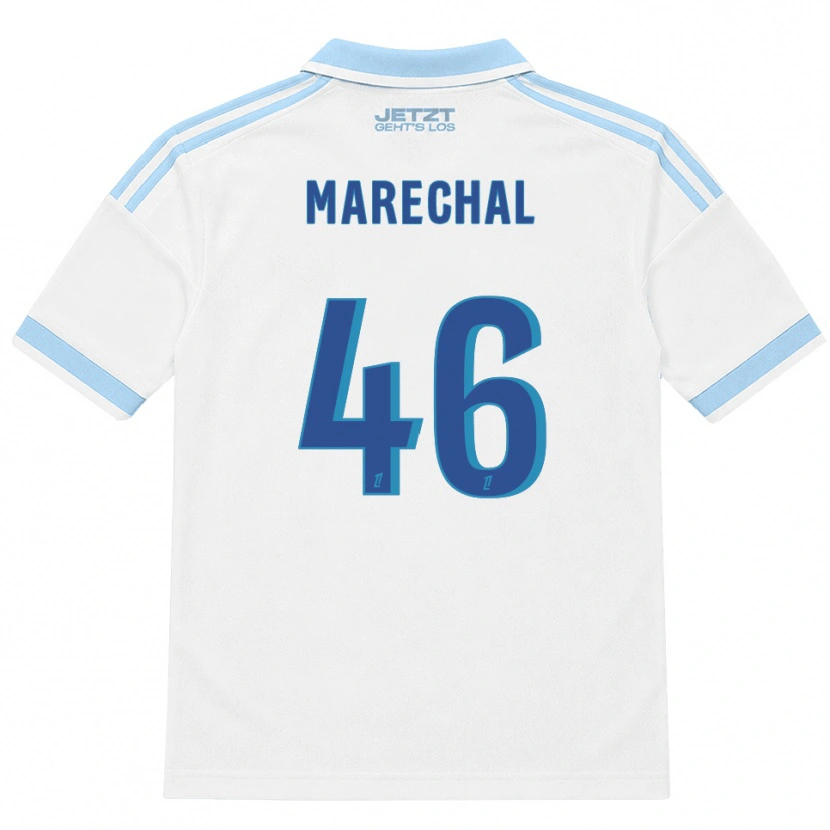 Danxen Men Max Maréchal #46 Light Sky Blue White Red Away Jersey 2026/27 T-Shirt