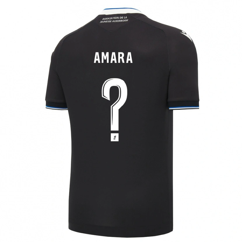 Danxen Men Maxime Amara #0 Black Blue White Away Jersey 2026/27 T-Shirt