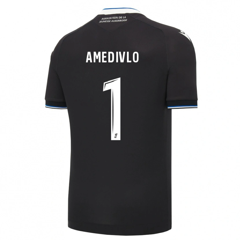 Danxen Men Rayann Amedivlo #1 Black Blue White Away Jersey 2026/27 T-Shirt