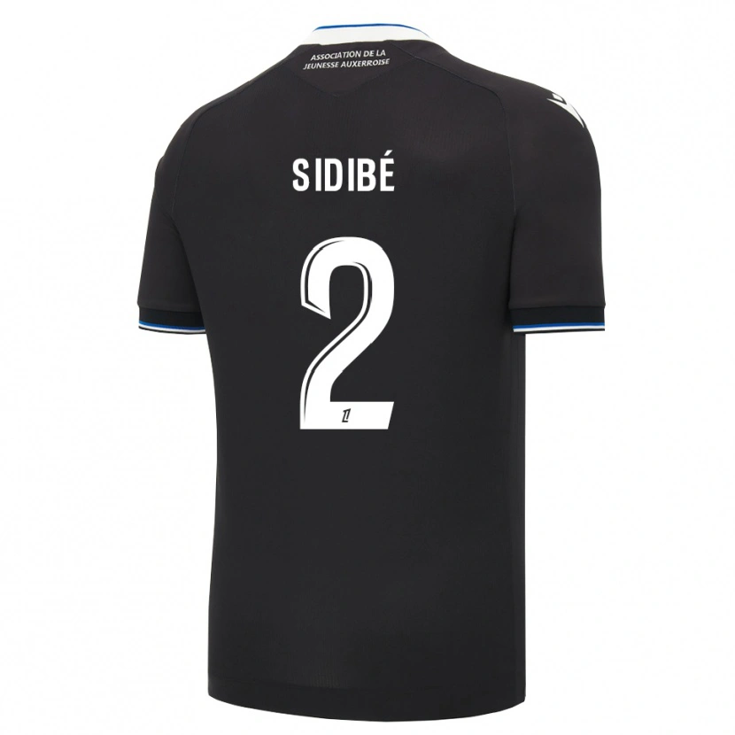 Danxen Men Ismaël Sidibé #2 Black Blue White Away Jersey 2026/27 T-Shirt