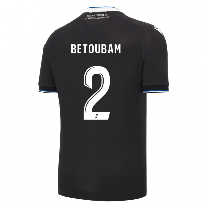 Danxen Men Clément Betoubam #2 Black Blue White Away Jersey 2026/27 T-Shirt