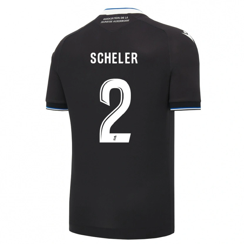 Danxen Men Scott Scheler #2 Black Blue White Away Jersey 2026/27 T-Shirt