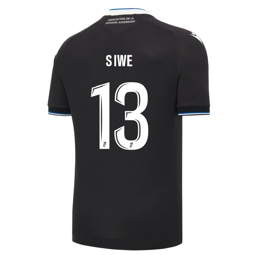 Danxen Men Telli Siwe #13 Black Blue White Away Jersey 2026/27 T-Shirt