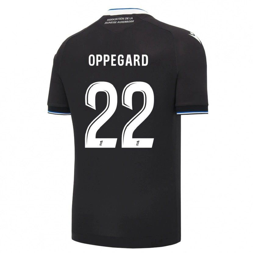 Danxen Men Fredrik Oppegård #22 Black Blue White Away Jersey 2026/27 T-Shirt