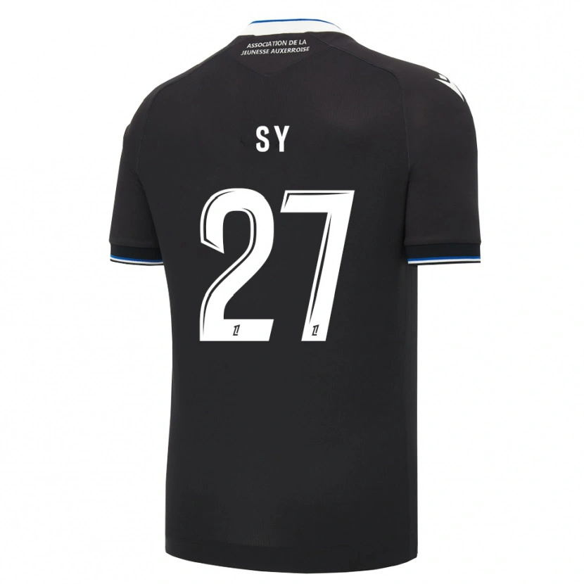 Danxen Men Lamine Sy #27 Black Blue White Away Jersey 2026/27 T-Shirt