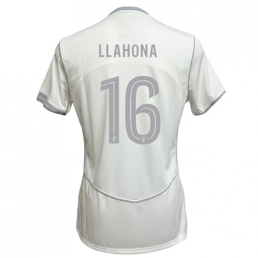 Danxen Men Yann Llahona #16 White Gray Away Jersey 2026/27 T-Shirt