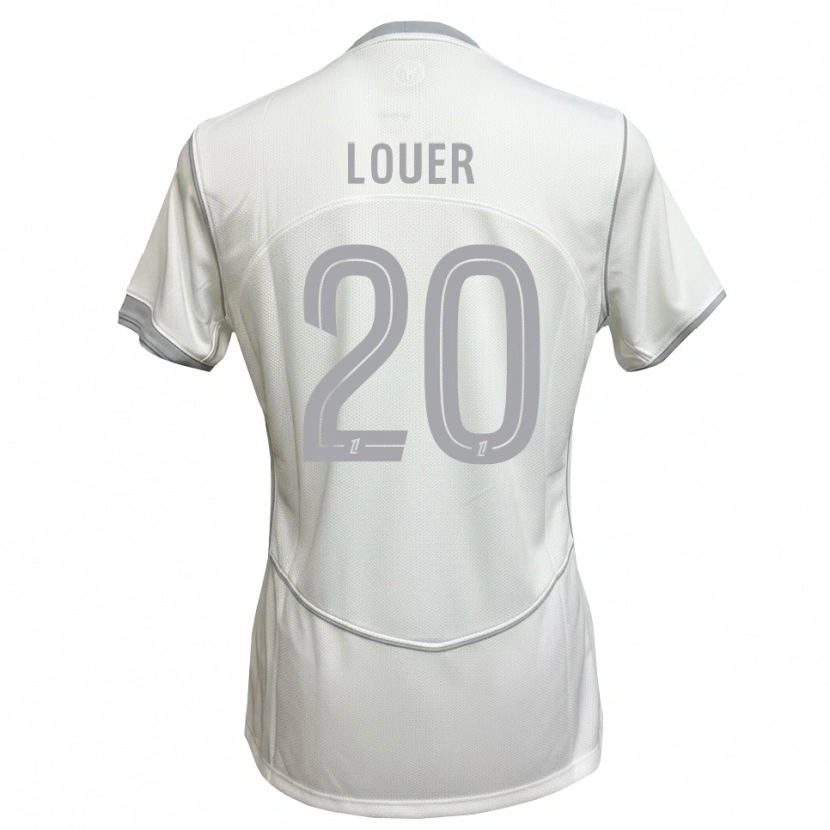 Danxen Men Marius Louër #20 White Gray Away Jersey 2026/27 T-Shirt