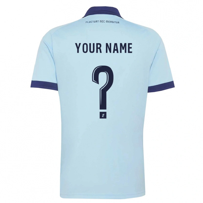 Danxen Men Your Name #0 Cornflower Blue Black Away Jersey 2026/27 T-Shirt