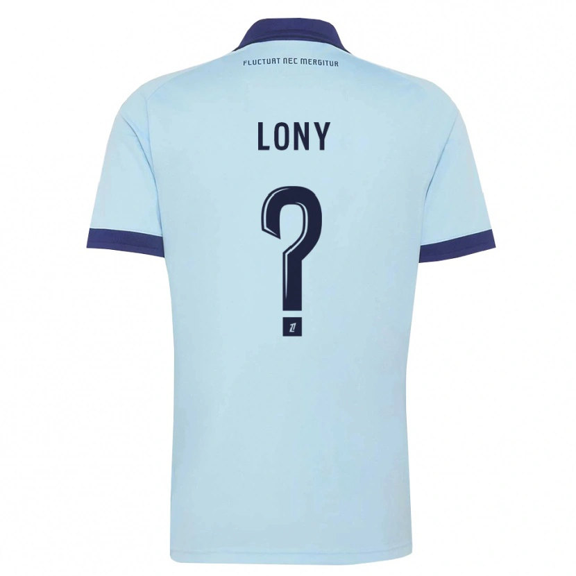 Danxen Men Lony Pereira Mendes Vaz #0 Cornflower Blue Black Away Jersey 2026/27 T-Shirt