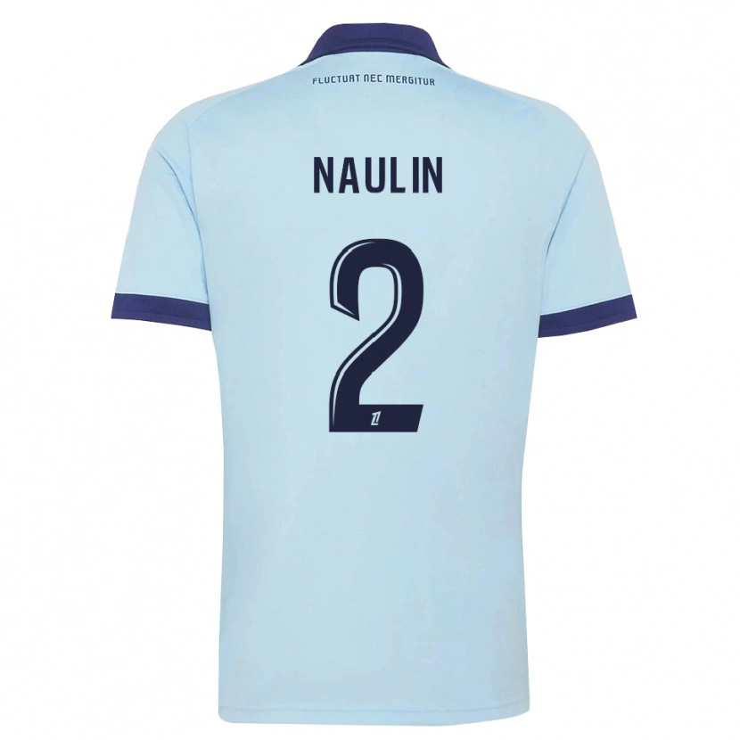 Danxen Men Ethan Naulin #2 Cornflower Blue Black Away Jersey 2026/27 T-Shirt