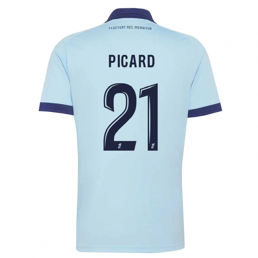 Danxen Men Océane Picard #21 Cornflower Blue Black Away Jersey 2026/27 T-Shirt