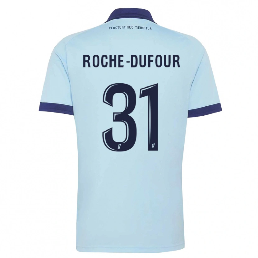 Danxen Men Kenza Roche Dufour #31 Cornflower Blue Black Away Jersey 2026/27 T-Shirt