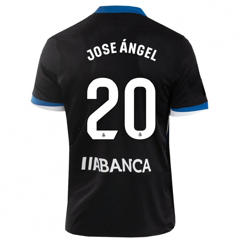 Danxen Men José Ángel Jurado #20 Black Blue White Away Jersey 2026/27 T-Shirt