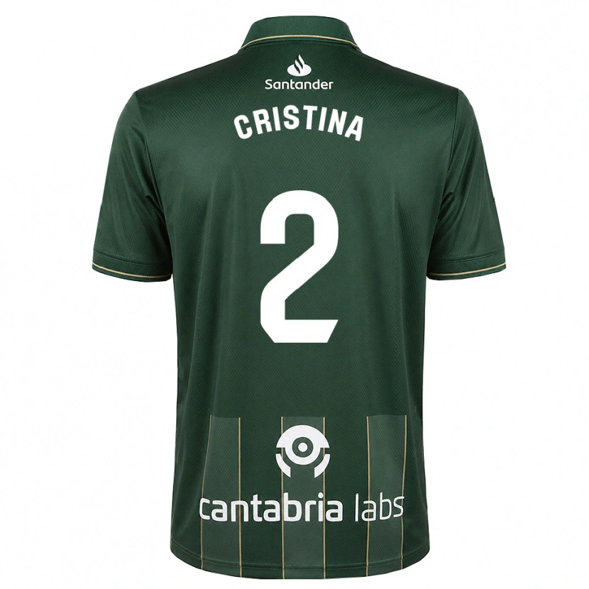 Danxen Men Cristina Muñoz García #2 Dark Slate Gray White Away Jersey 2026/27 T-Shirt