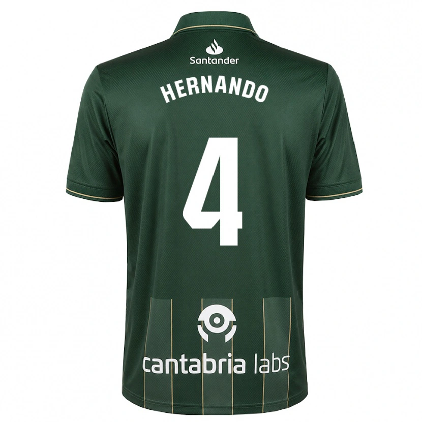 Danxen Men Manu Hernando #4 Dark Slate Gray White Away Jersey 2026/27 T-Shirt