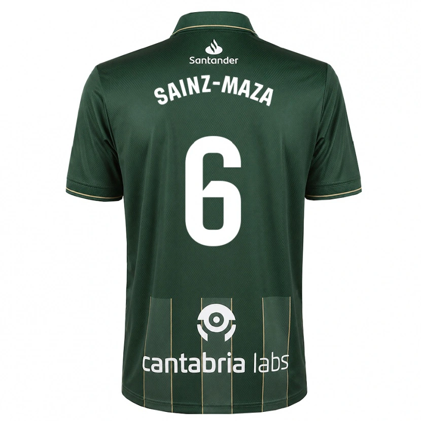 Danxen Men Íñigo Sainz-Maza #6 Dark Slate Gray White Away Jersey 2026/27 T-Shirt