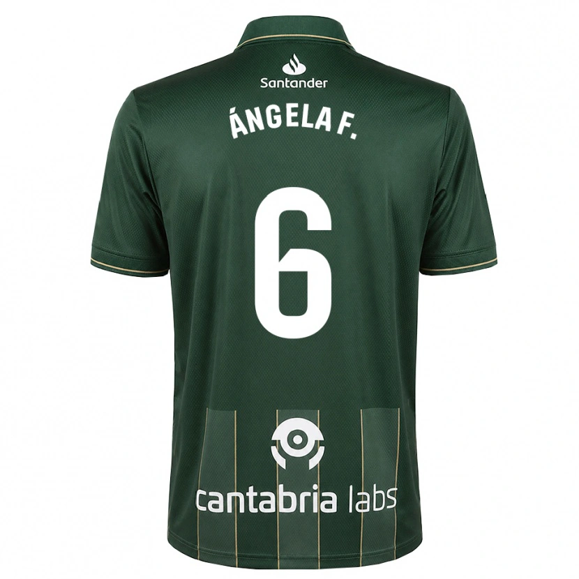 Danxen Men Ángela Fernández Fraile #6 Dark Slate Gray White Away Jersey 2026/27 T-Shirt