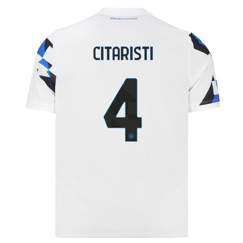 Danxen Men Christian Citaristi #4 White Red Blue Away Jersey 2026/27 T-Shirt