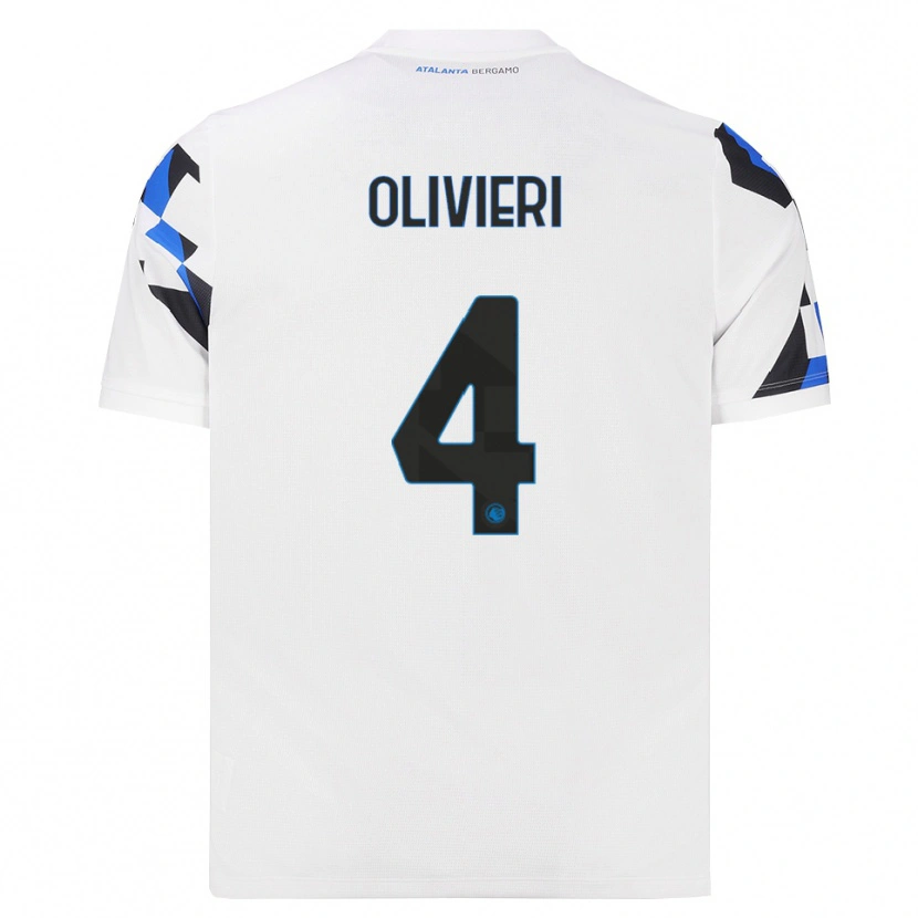 Danxen Men Francesco Olivieri #4 White Red Blue Away Jersey 2026/27 T-Shirt