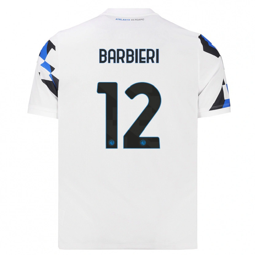Danxen Men Alessandro Barbieri #12 White Red Blue Away Jersey 2026/27 T-Shirt