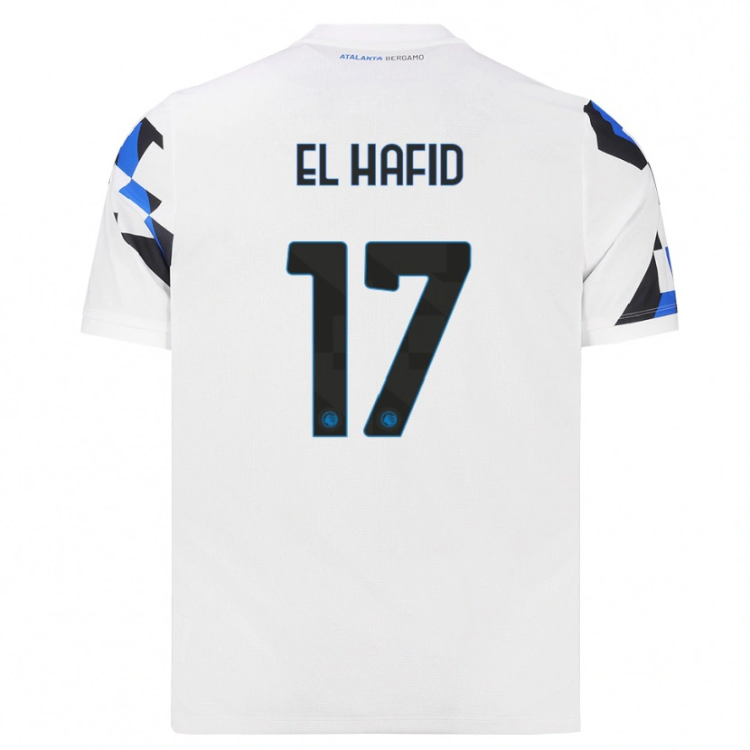 Danxen Men Badr El Hafid #17 White Red Blue Away Jersey 2026/27 T-Shirt