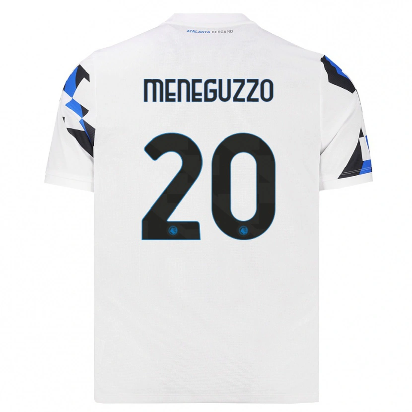 Danxen Men Davide Meneguzzo #20 White Red Blue Away Jersey 2026/27 T-Shirt