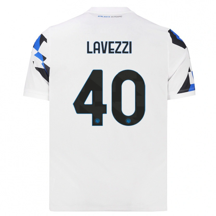 Danxen Men Filippo Lavezzi #40 White Red Blue Away Jersey 2026/27 T-Shirt