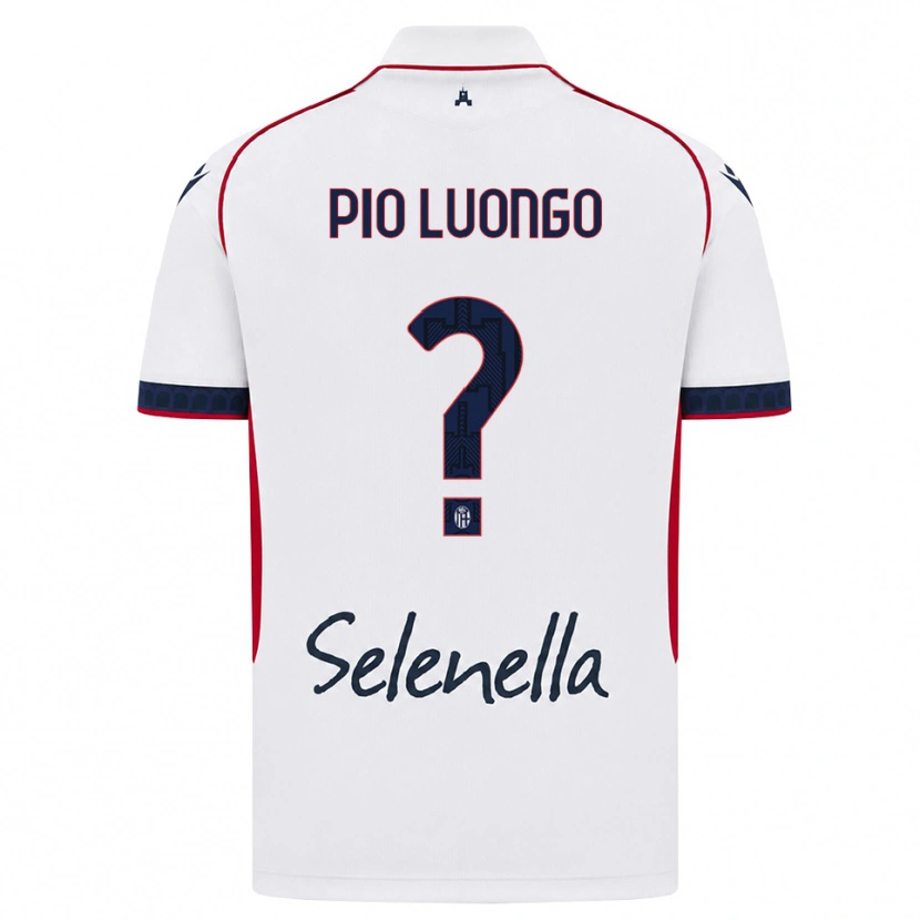 Danxen Men Francesco Pio Luongo #0 White Red Royal Blue Away Jersey 2026/27 T-Shirt