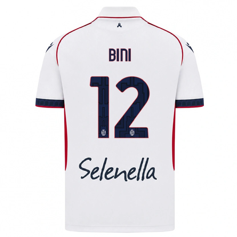 Danxen Men Cesare Bini #12 White Red Royal Blue Away Jersey 2026/27 T-Shirt