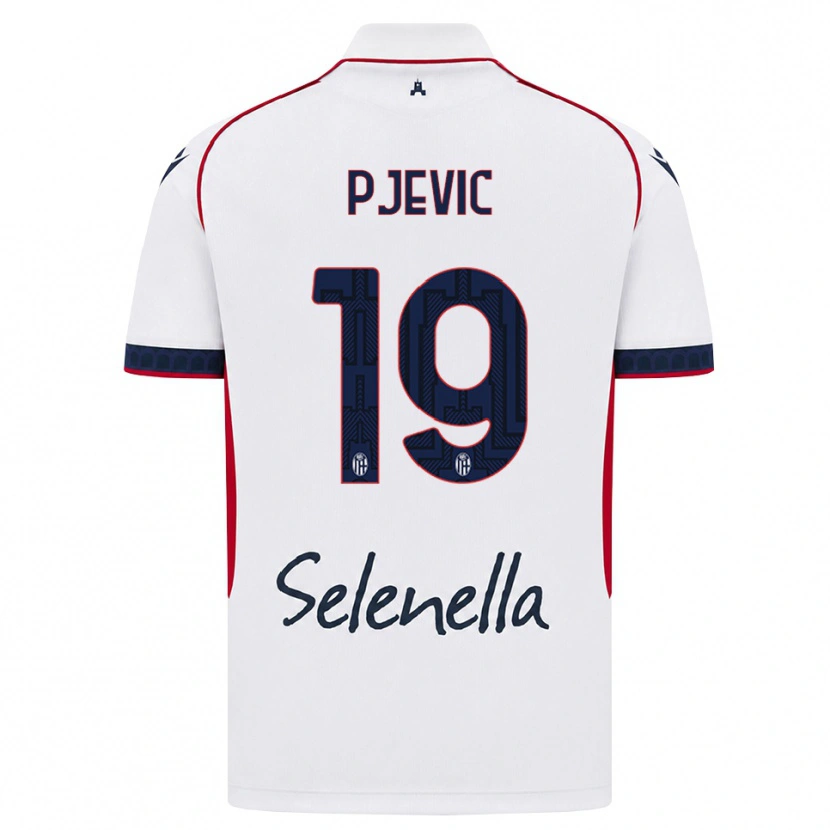 Danxen Men Ivor Pjevic #19 White Red Royal Blue Away Jersey 2026/27 T-Shirt