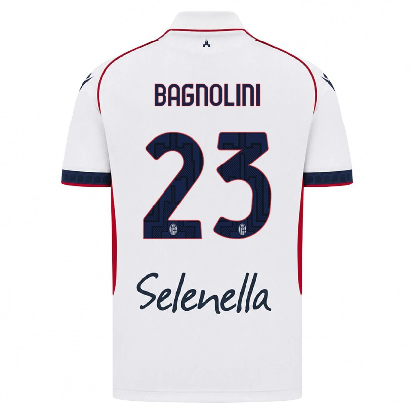 Danxen Men Nicola Bagnolini #23 White Red Royal Blue Away Jersey 2026/27 T-Shirt