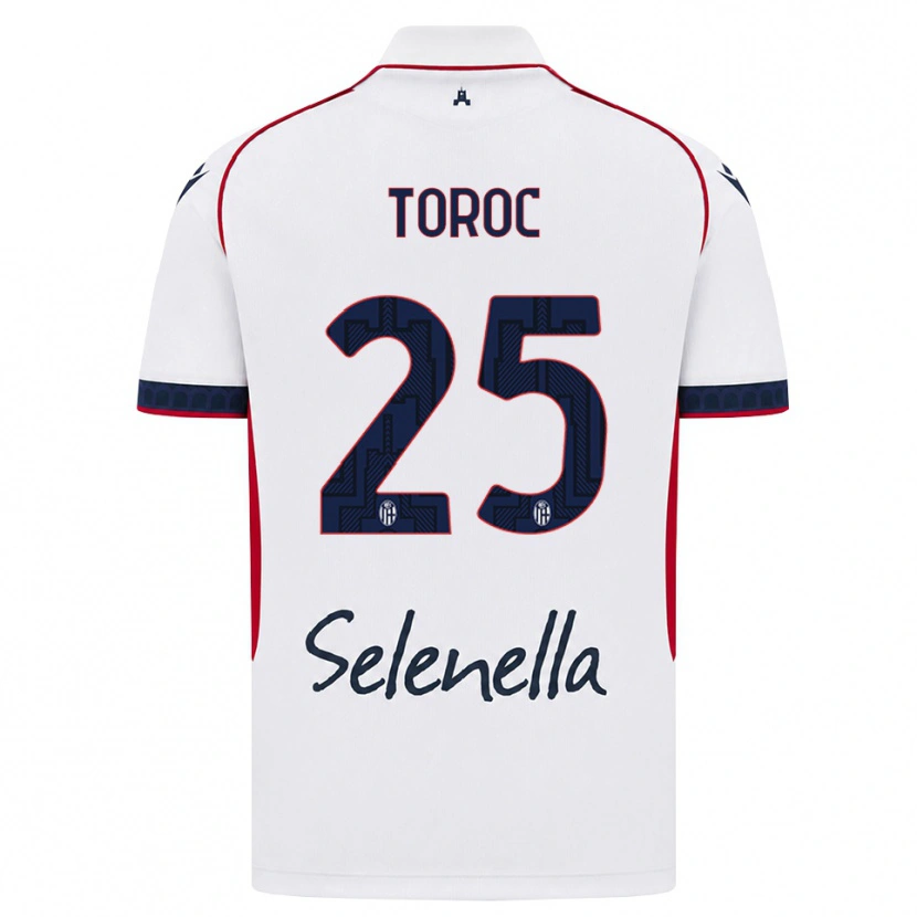 Danxen Men Andrei Toroc #25 White Red Royal Blue Away Jersey 2026/27 T-Shirt
