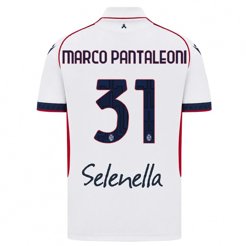 Danxen Men Gian Marco Pantaleoni #31 White Red Royal Blue Away Jersey 2026/27 T-Shirt