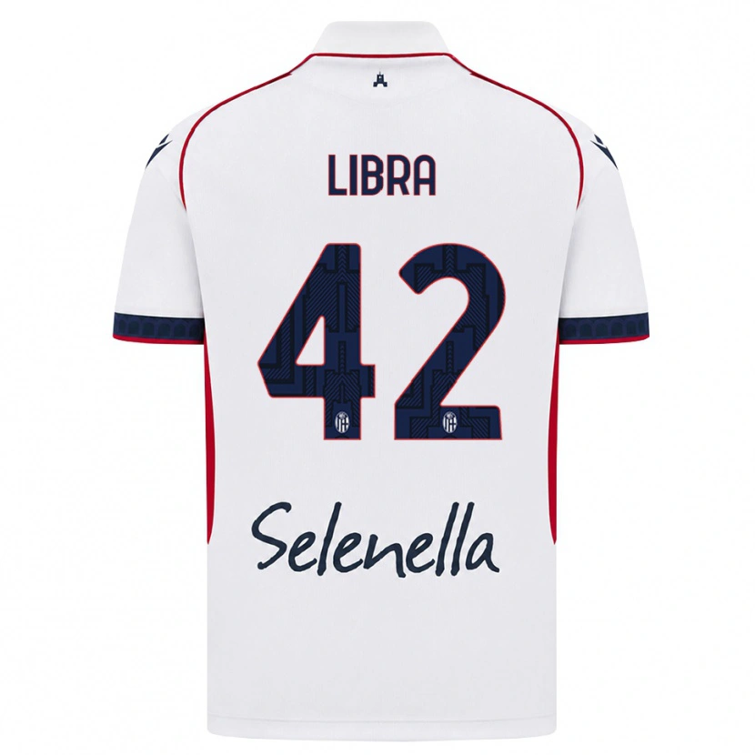 Danxen Men Marco Libra #42 White Red Royal Blue Away Jersey 2026/27 T-Shirt