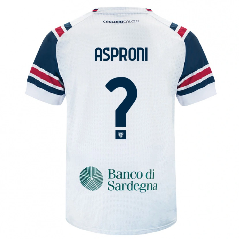 Danxen Men Luca Asproni #0 White Red Green Away Jersey 2026/27 T-Shirt