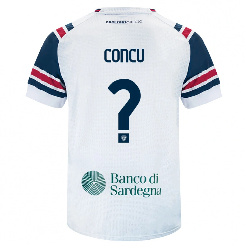 Danxen Men Marco Concu #0 White Red Green Away Jersey 2026/27 T-Shirt