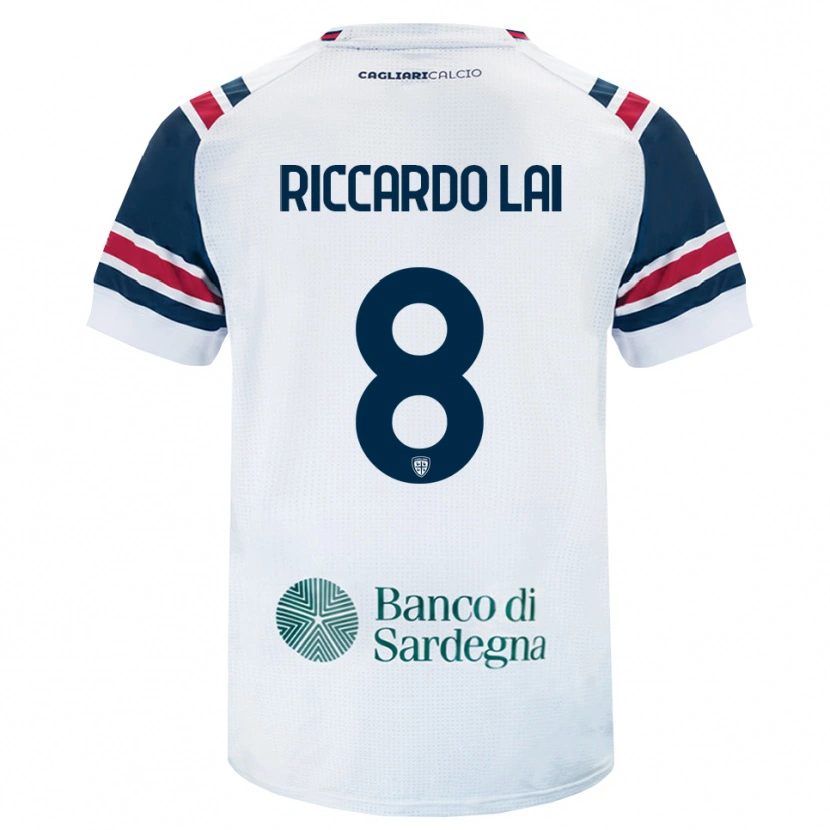 Danxen Men Riccardo Lai #8 White Red Green Away Jersey 2026/27 T-Shirt