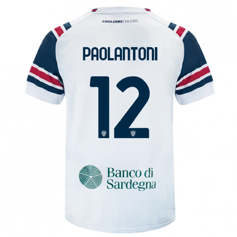 Danxen Men Davide Paolantoni #12 White Red Green Away Jersey 2026/27 T-Shirt