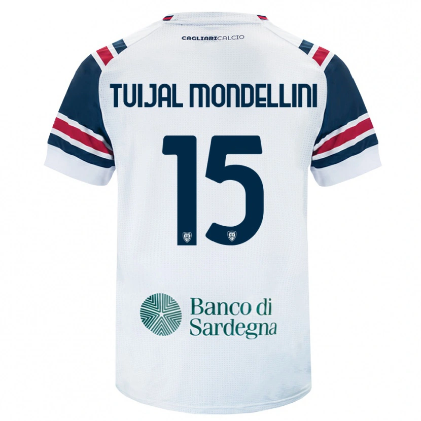 Danxen Men Luca Tuijai Mondellini #15 White Red Green Away Jersey 2026/27 T-Shirt
