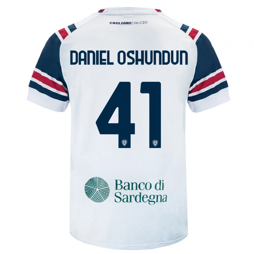 Danxen Men Olasunkanmi Daniel Oshundun #41 White Red Green Away Jersey 2026/27 T-Shirt