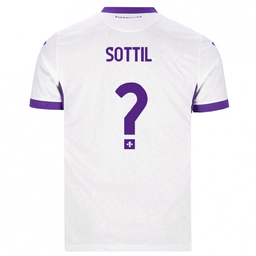 Danxen Men Riccardo Sottil #0 White Purple Away Jersey 2026/27 T-Shirt