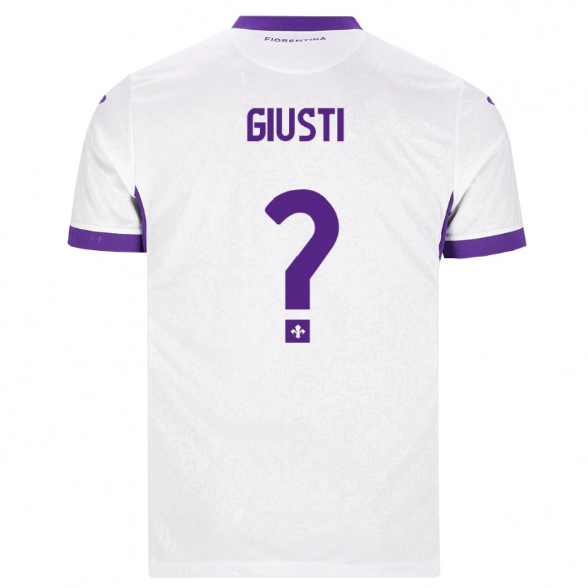 Danxen Men Edoardo Giusti #0 White Purple Away Jersey 2026/27 T-Shirt