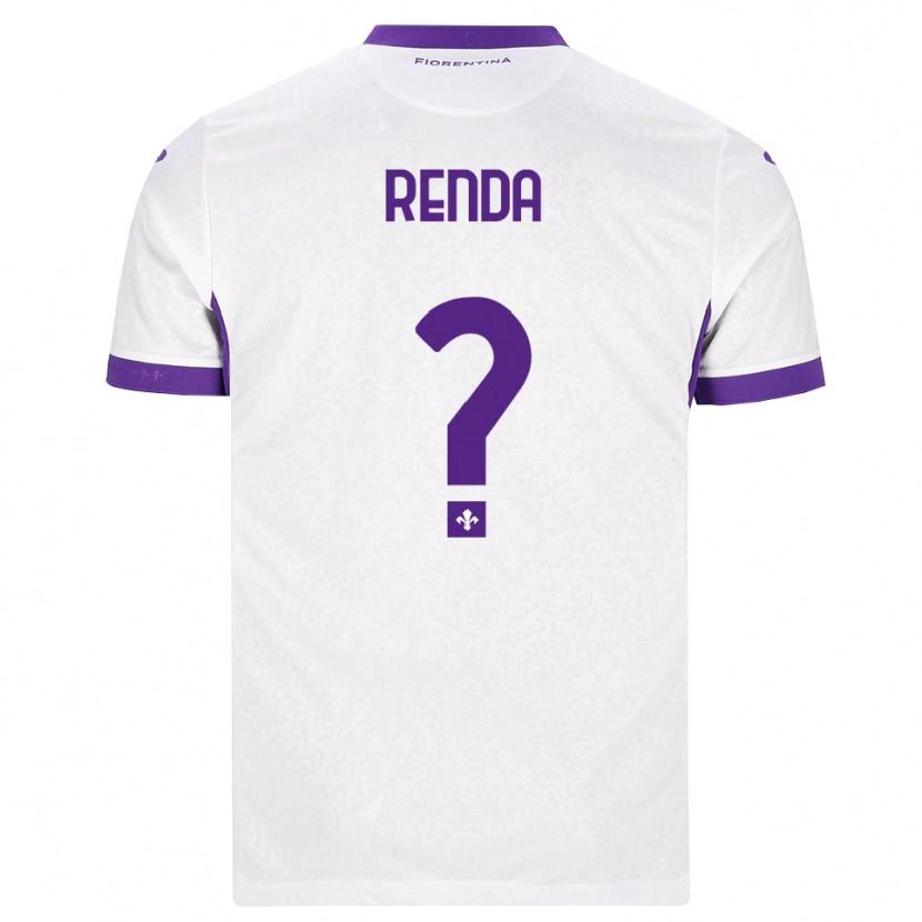 Danxen Men Thomas Renda #0 White Purple Away Jersey 2026/27 T-Shirt