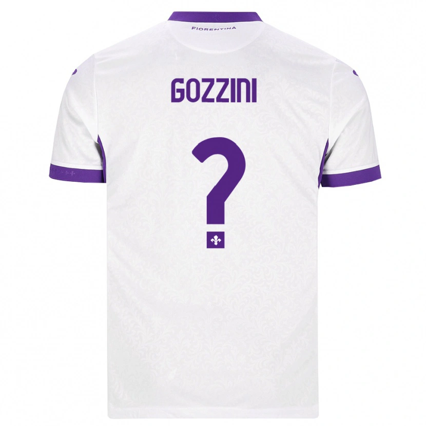 Danxen Men Gozzini #0 White Purple Away Jersey 2026/27 T-Shirt