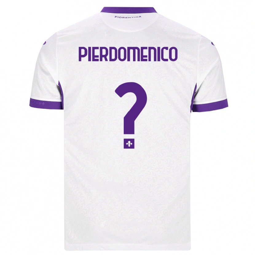 Danxen Men Jacopo Di Pierdomenico #0 White Purple Away Jersey 2026/27 T-Shirt