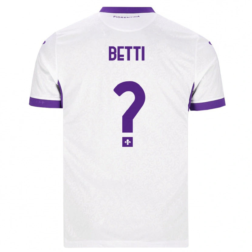 Danxen Men Tiziano Betti #0 White Purple Away Jersey 2026/27 T-Shirt