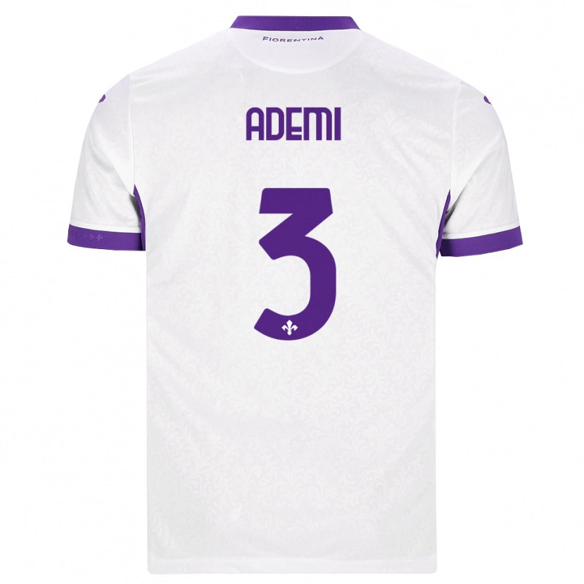 Danxen Men Arnis Ademi #3 White Purple Away Jersey 2026/27 T-Shirt