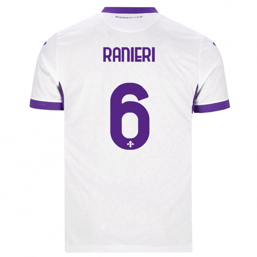 Danxen Men Luca Ranieri #6 White Purple Away Jersey 2026/27 T-Shirt